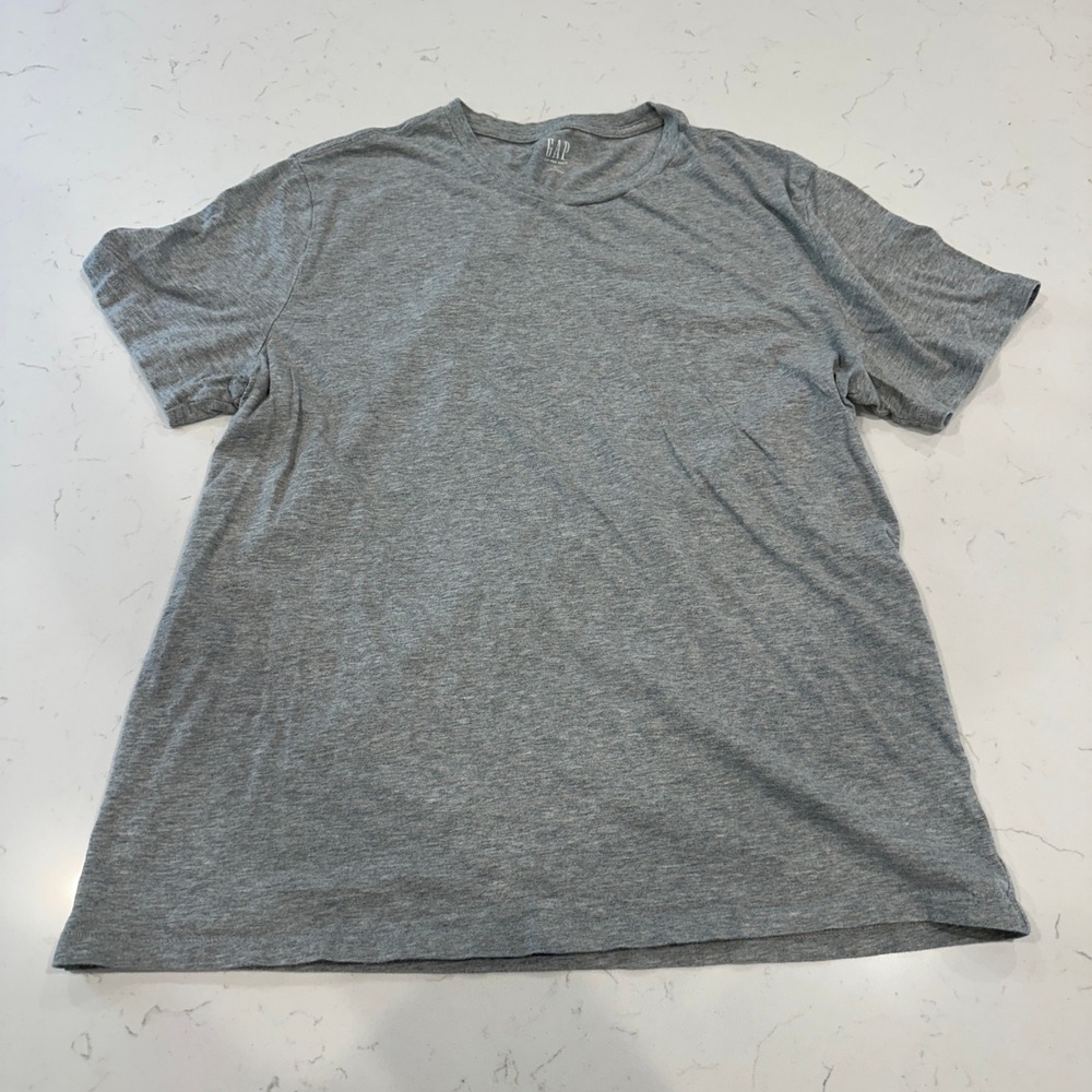 Gap For Good Mens Heather Grey Crewneck Short Sleeve T-Shirt Size L V002895